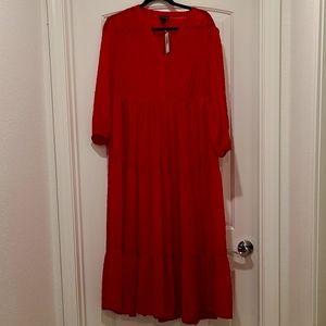 New Red dress size 14/16 or 1X